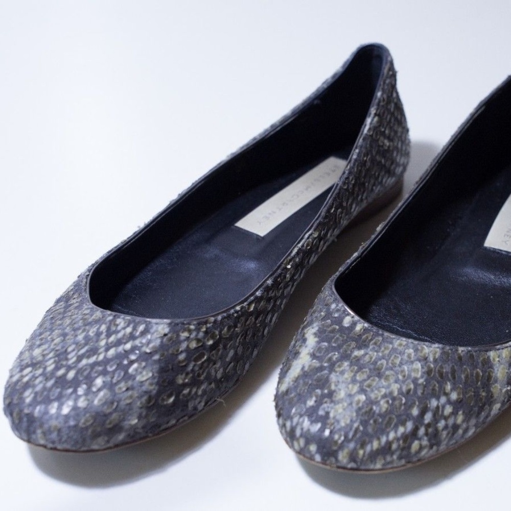 Authentic Stella McCartney Snakeskin Comfy Flats